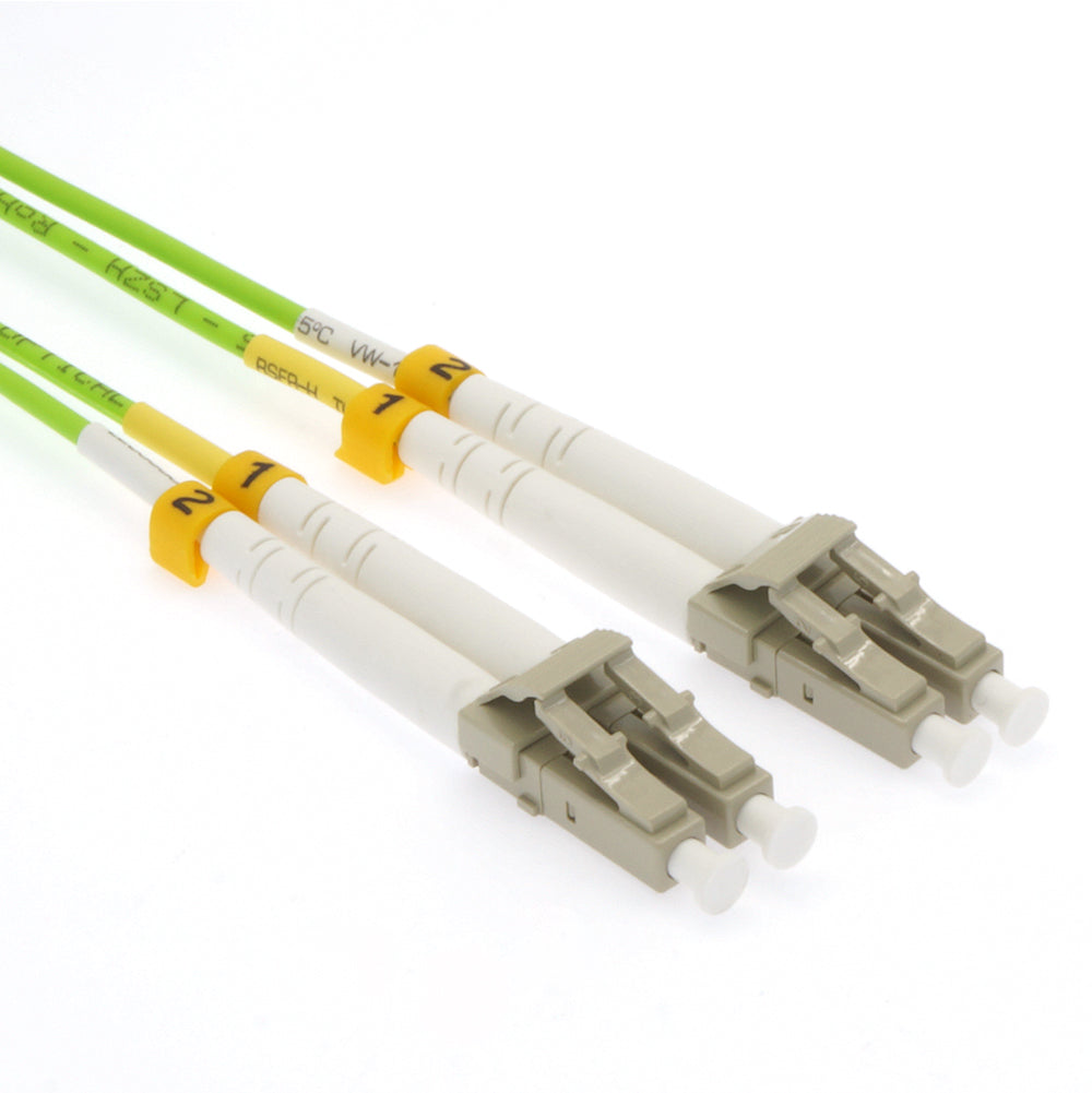 LC/UPC-LC/UPC OM5 Multimode Duplex OFNR 2.0mm Fiber Optic Patch Cable LC/UPC-LC/UPC OM5 Multimode Duplex OFNR 2.0mm Fiber Optic Patch Cable